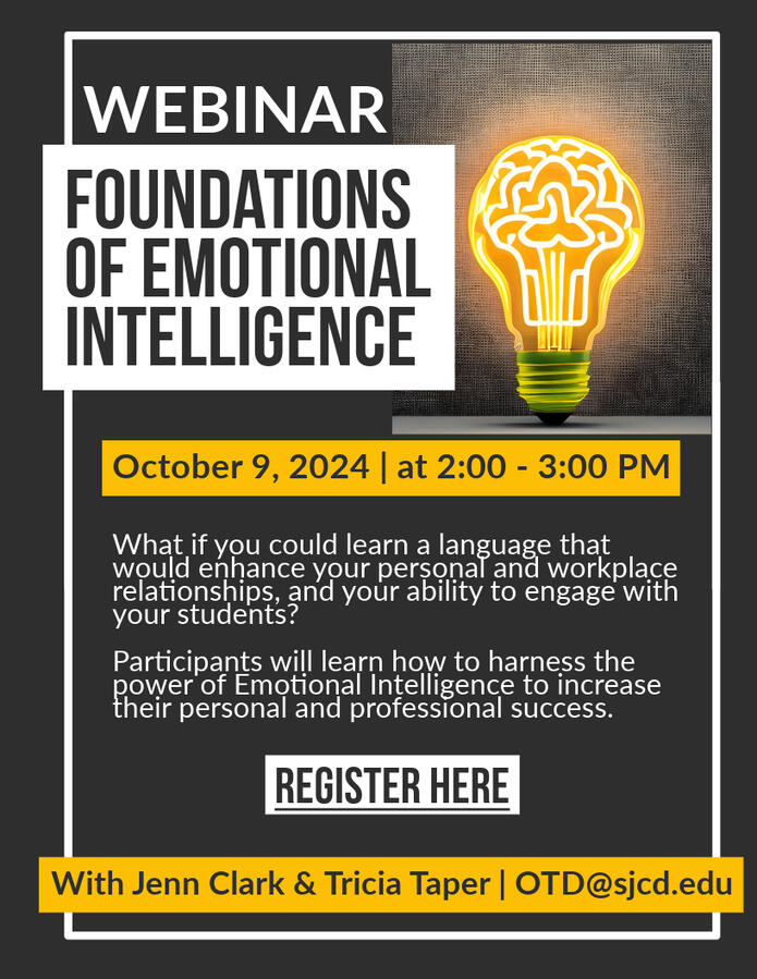 Emotional Intelligence Webinar Emotional Intelligence Webinar